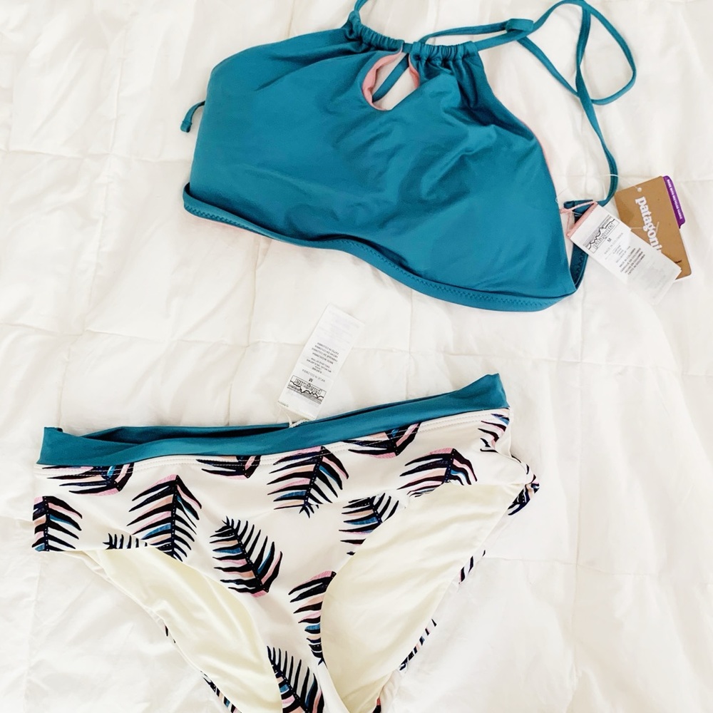 Patagonia bikini, high neck top shell seeker